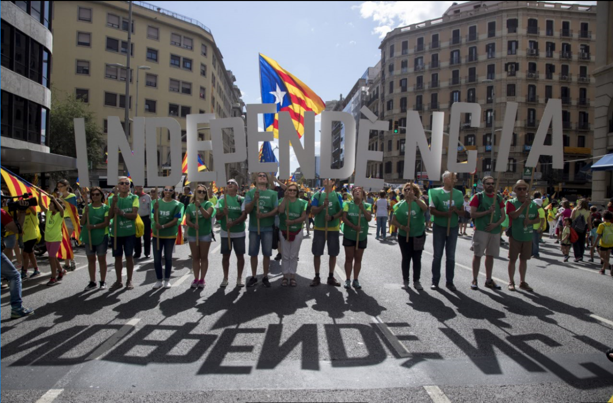 Los secesionistas buscan que Cataluña se independice de España. (EFE)