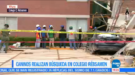 Marina Continúa Trabajos Remoción Escombros Colegio Rébsamen