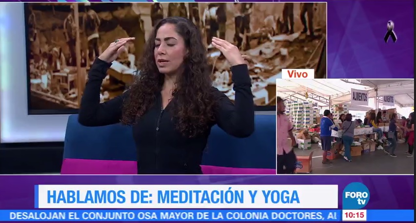 Meditación y yoga para conservar la calma tras sismo