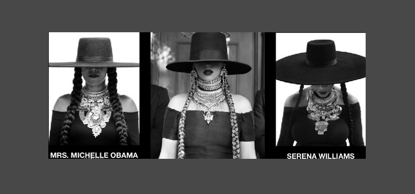 Michelle Obama y Serena Williams personofican a Beyoncé