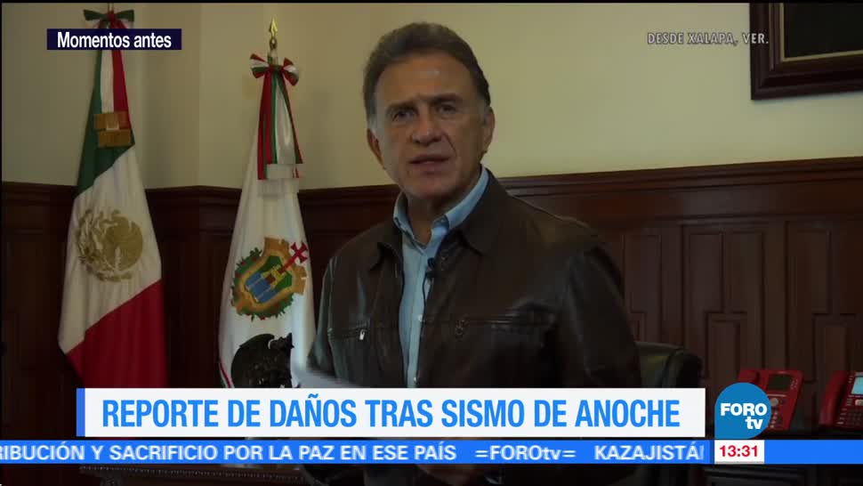 Miguel Ángel Yunes Reporta Daños Veracruz Sismo