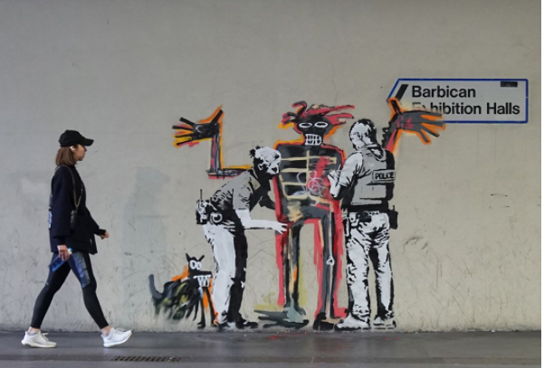 Bansky confirmó la autoría de los murales en su cuenta de Instagram.