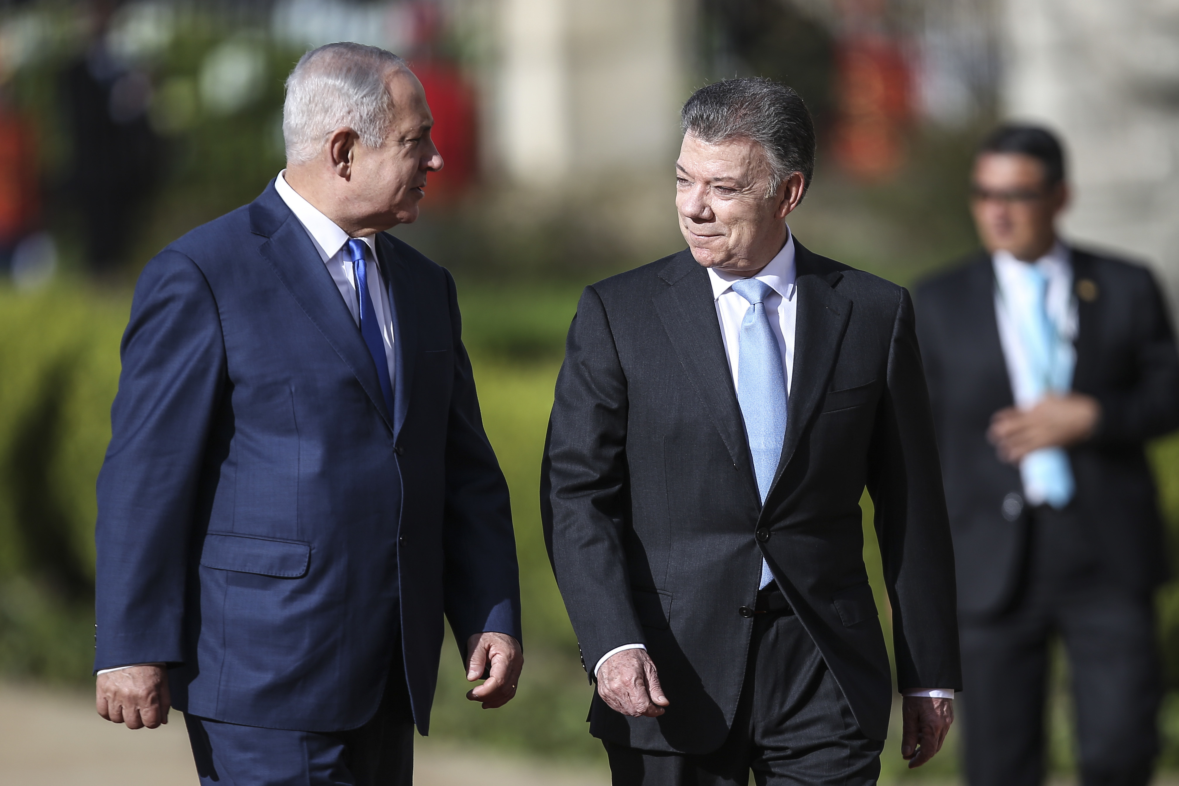 Netanyahu aterriza Bogotá hacer breve visita Colombia