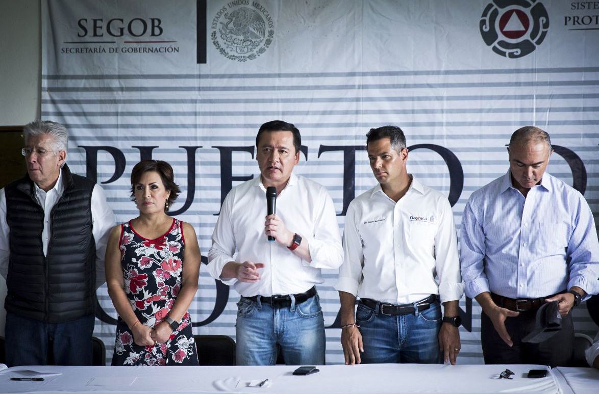 Funcionarios federales atenderán emergencia en Oaxaca y Chiapas tras sismo