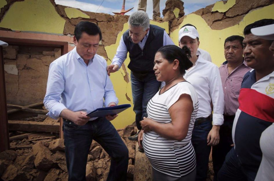 No permitiremos que nadie se aproveche de damnificados por sismo: Osorio Chong