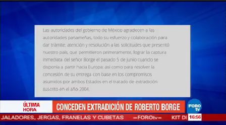 Panamá Avala Extradición Roberto Borge México