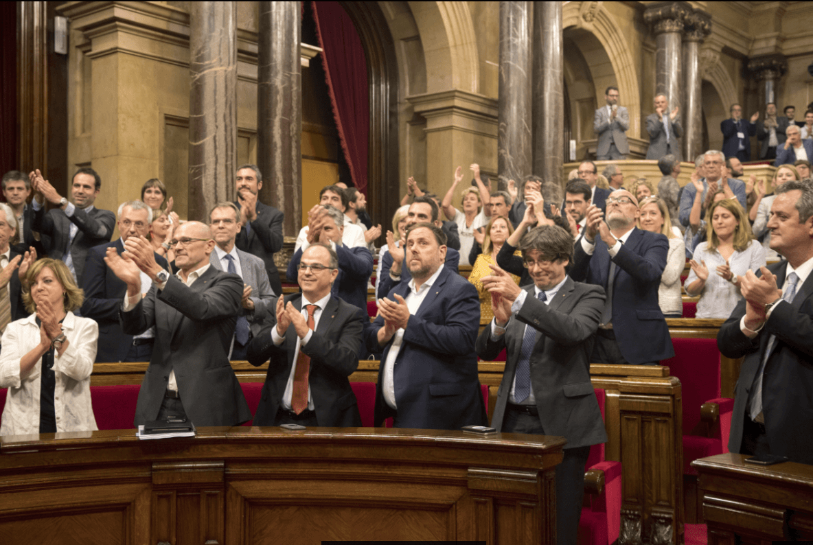 El Parlamento catalán aprobó la la Ley de Transitoriedad Jurídica