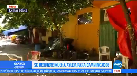 Piden Ayuda Damnificados Sismo 7-S Juchitán Oaxaca