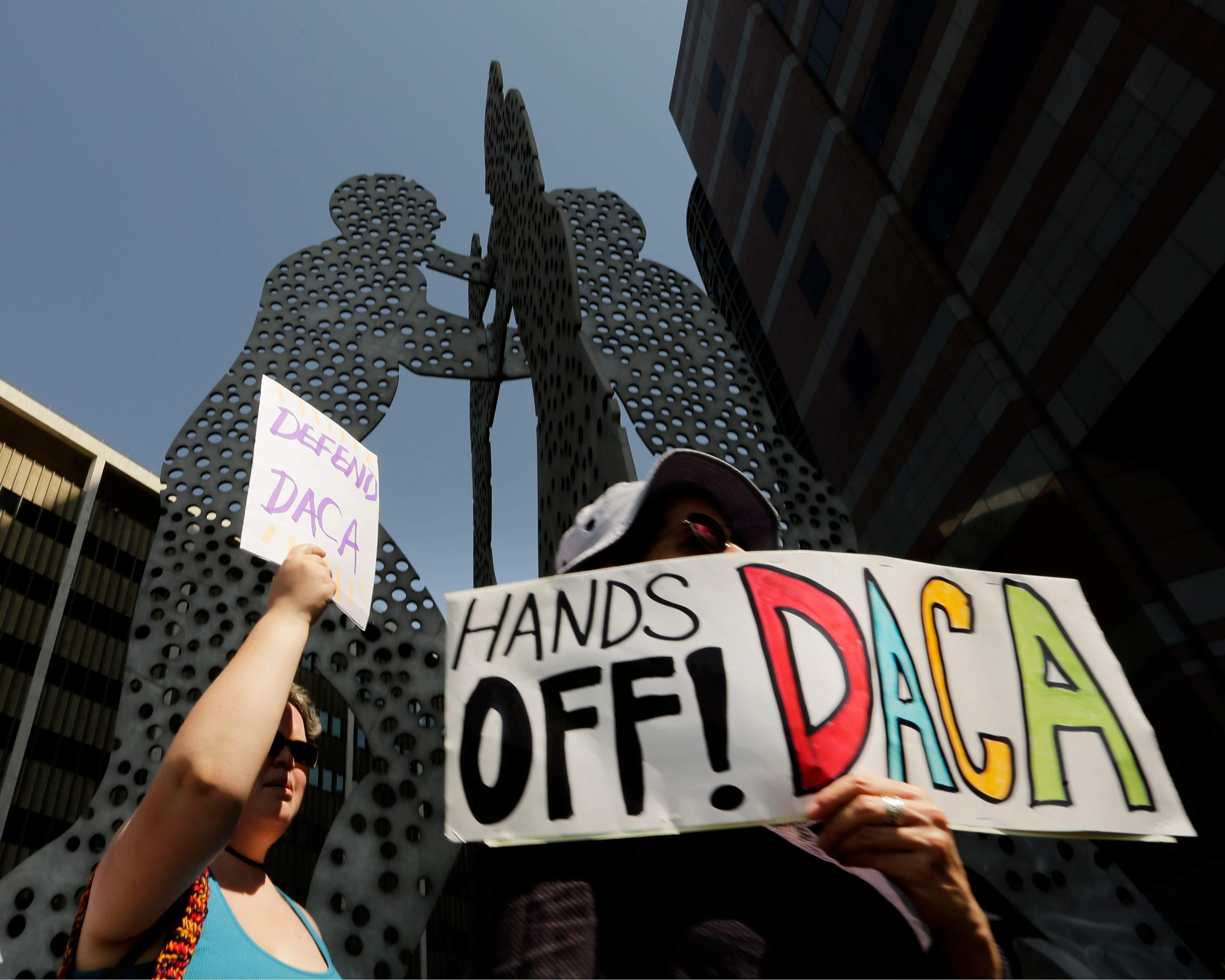 Protestan en Estados Unidos para exigir protección a dreamers y el DACA