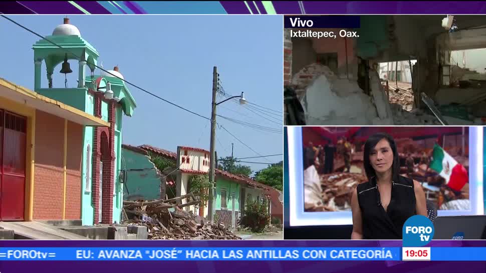 Reportan daños en 80% de los inmuebles de Ixtaltepec Oaxaca