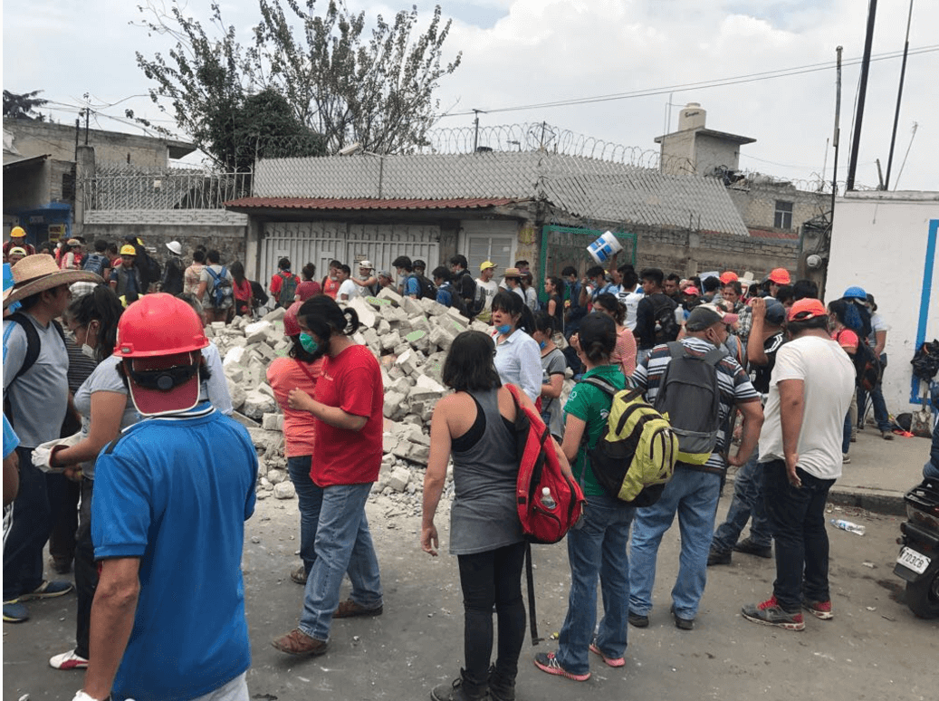 Siguen sin luz San Gregorio Xochimilco tras sismo CFE