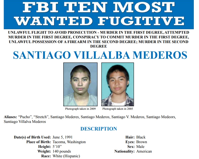 Dos mexicanos, en la lista de los más buscados por FBI