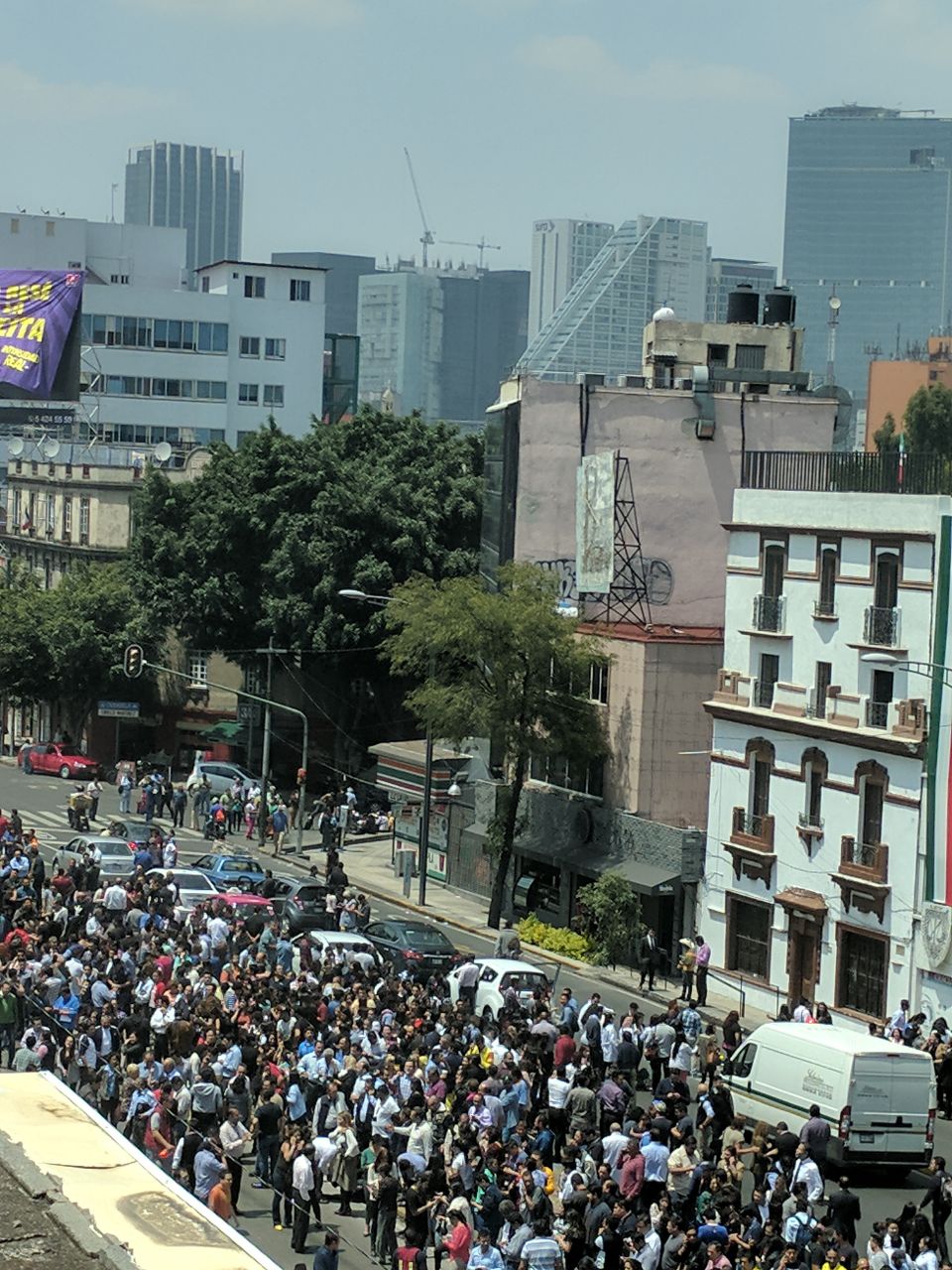 se registra sismo en la ciudad de mexico