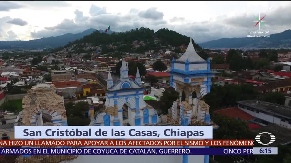 Sismo, daña, iglesias, Chiapas
