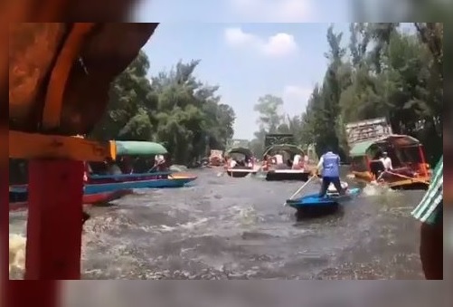 Baja 95% la actividad turística en embarcaderos de Xochimilco tras sismo