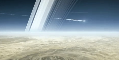 Sonda Cassini se impacta en la superficie de Saturno