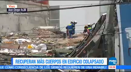 Suman 30 Cuerpos Recuperados Edificio Colapsado Álvaro Obregón