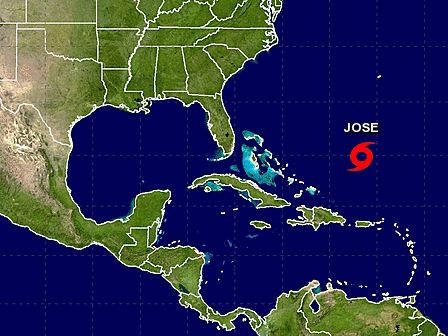 Huracán 'José' se debilita a tormenta tropical, pero se fortalecerá de nuevo