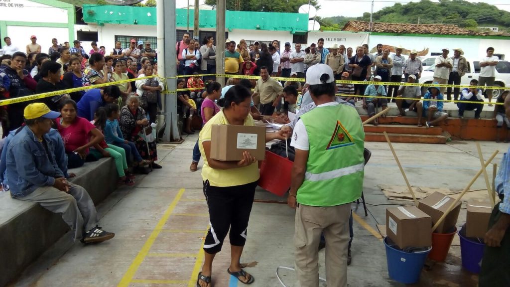Tras sismo, llega ayuda humanitaria a 34 municipios en Chiapas
