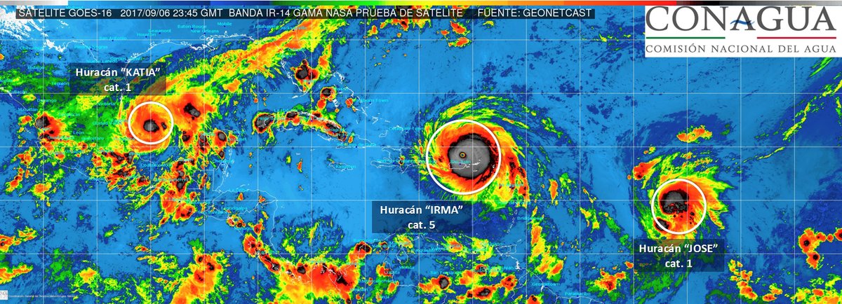 insolito tres huracanes impactan oceano atlantico