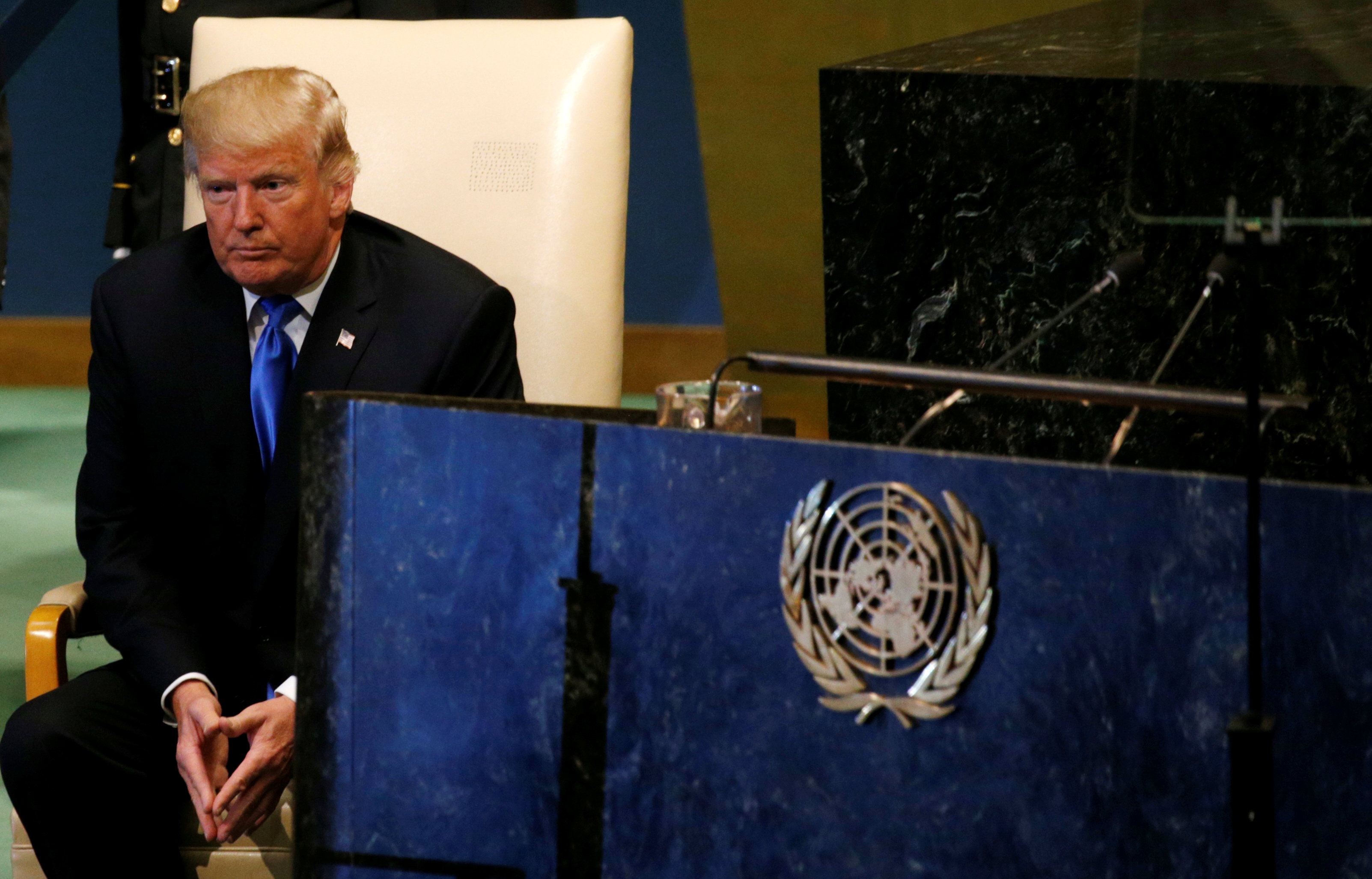 Donald Trump ofrece su primer discurso ante la Asamblea de la ONU