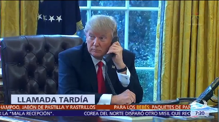 Trump Teléfono Peña Nieto Ofrece Condolencias Sismo