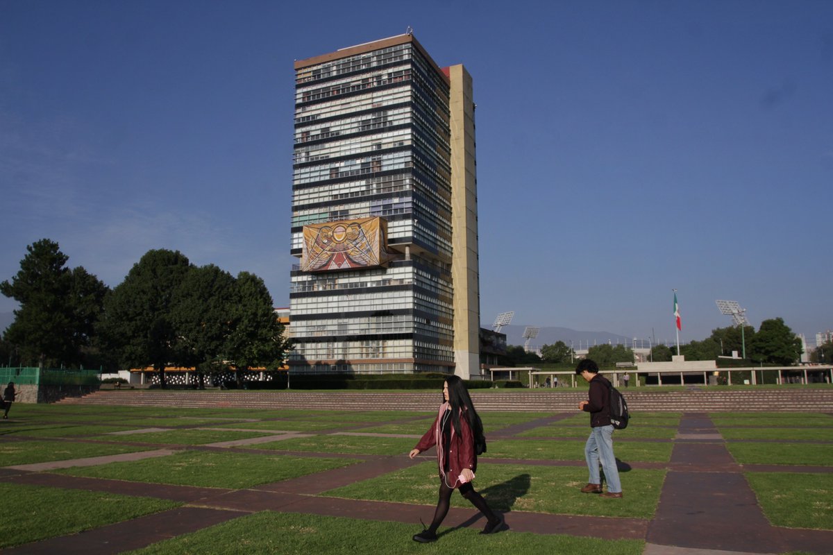 Ciudad Universitaria, UNAM, en la Ciudad de México