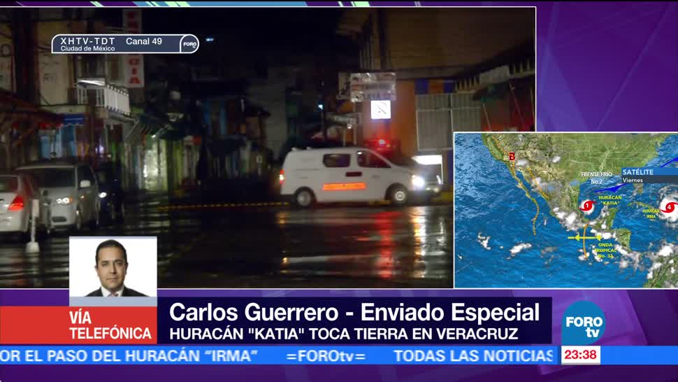 Veracruz se mantiene en alerta por huracán 'Katia'