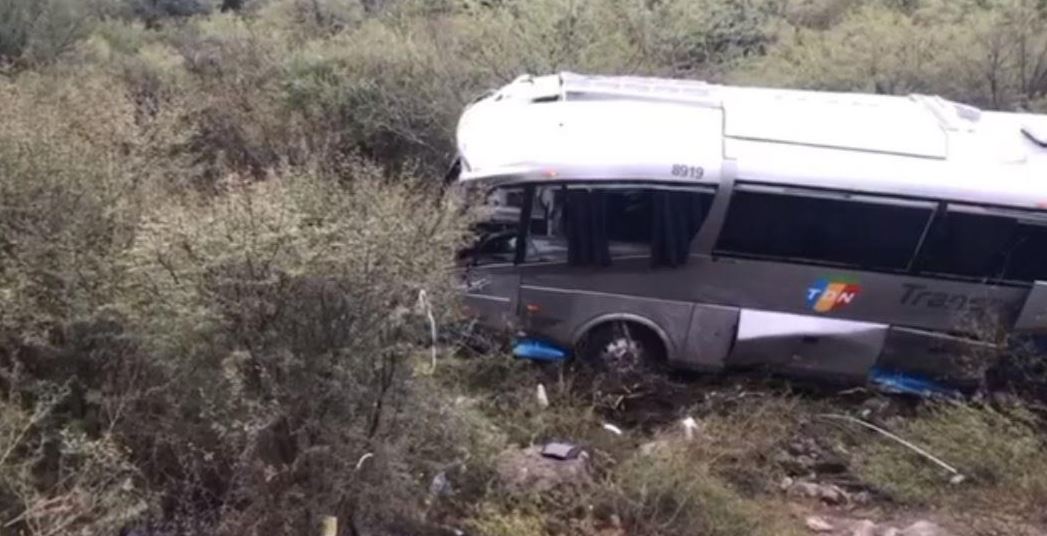 Vuelca autobús en Tamaulipas; hay seis lesionados