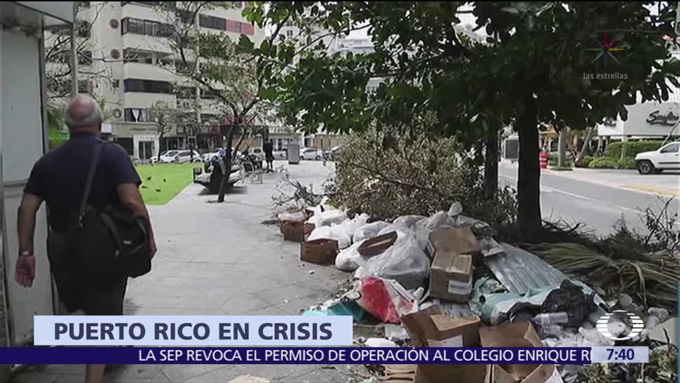 Puerto Rico padece escasez de agua y c tras el huracán 'Maria'