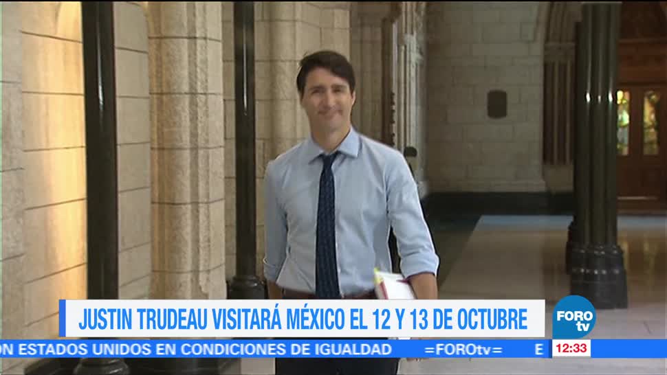 Justin Trudeau visitará México el 12 y 13 de octubre