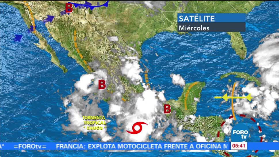 Se forma la tormenta tropical 'Ramón'