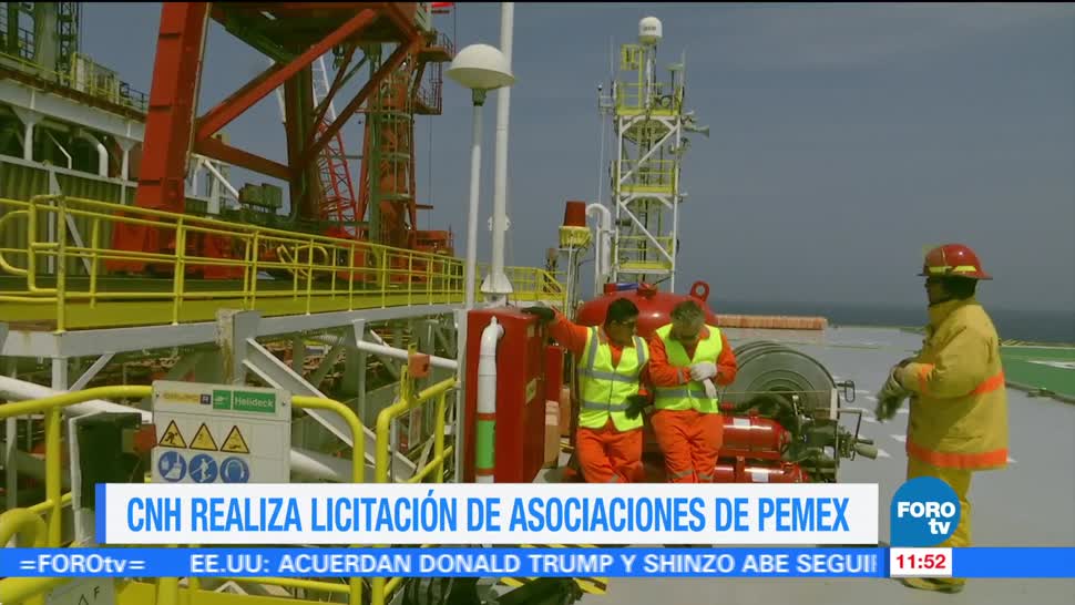 Comisión Nacional de Hidrocarburos realiza licitación de asociaciones de Pemex