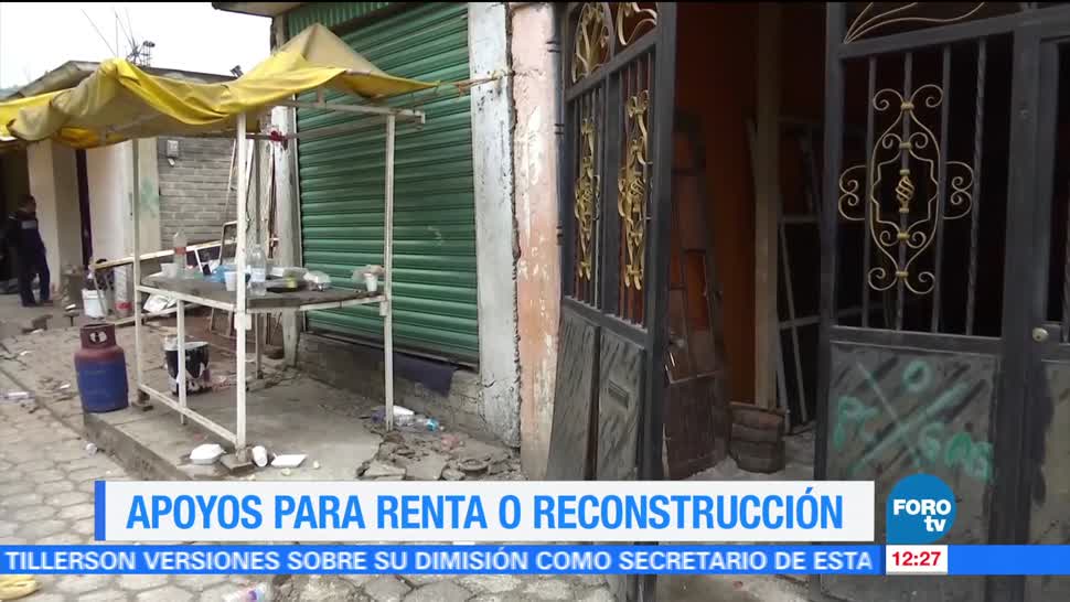 Damnificados del sismo en Xochimilco reciben apoyo económico