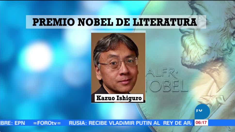 Kazuo Ishiguro gana Premio Nobel de Literatura 2017