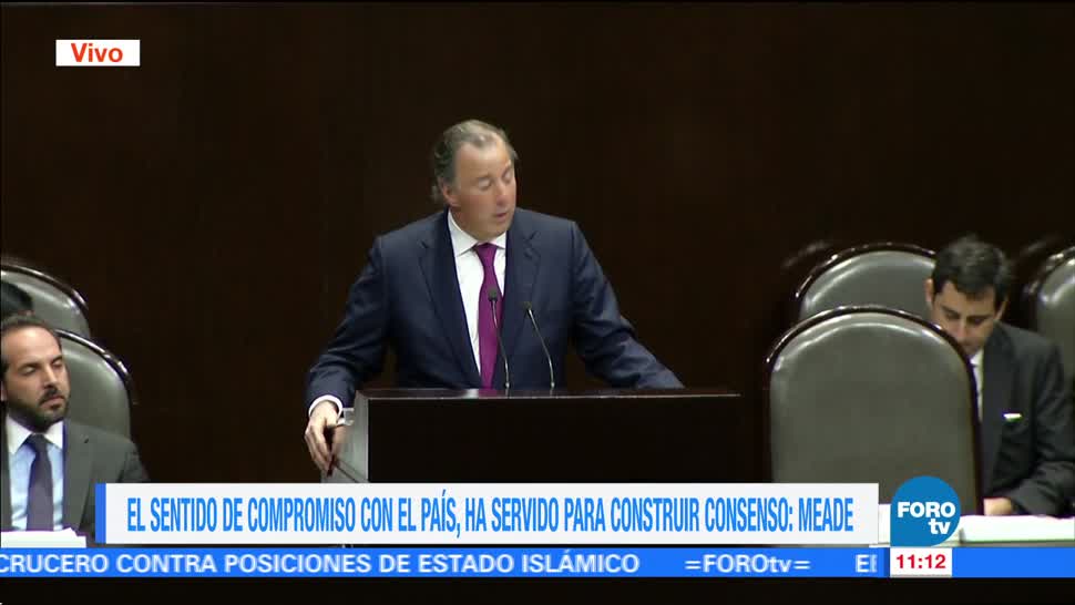 José Antonio Meade comparece ante la Cámara de Diputados