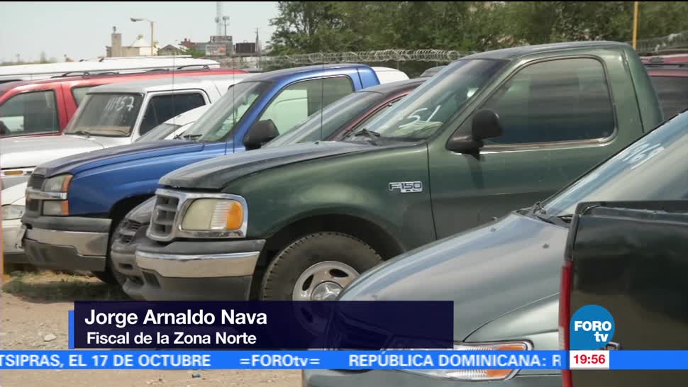 Decomisan autos ilegales en Ciudad Juárez