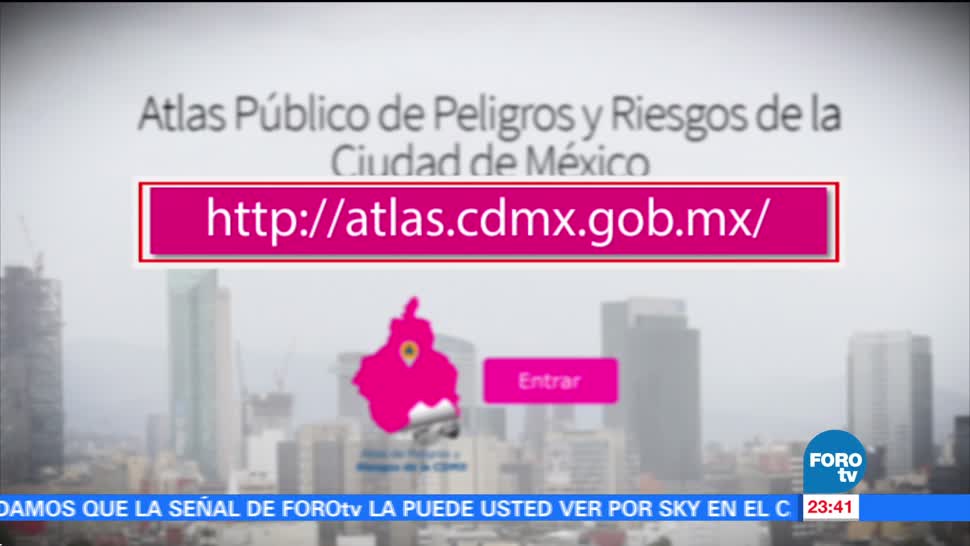 Presentan actualización de Atlas de Riesgos de la CDMX