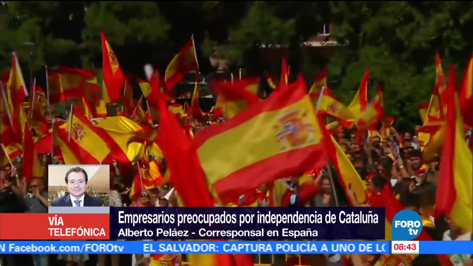 Empresarios Encuentran Preocupados Independencia Cataluña