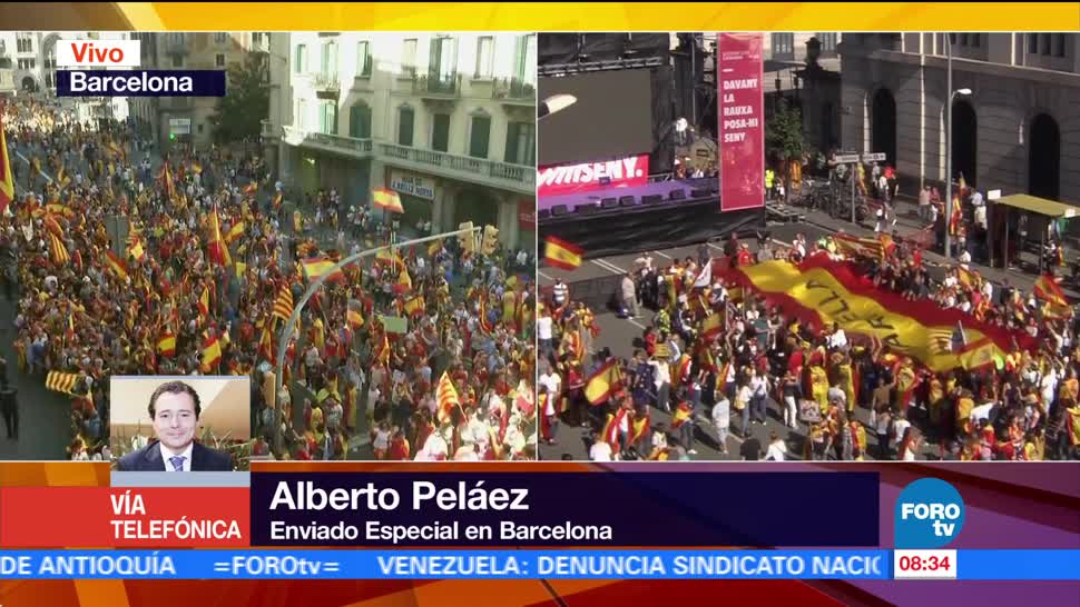 Españoles piden unidad en el país