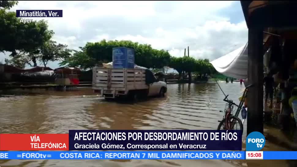 Conagua prevé aumento del caudal del río Coatzacoalcos