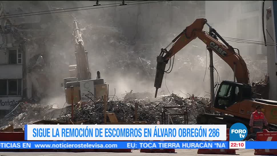 Trabajos para demoler inmueble en Álvaro Obregón permanecen