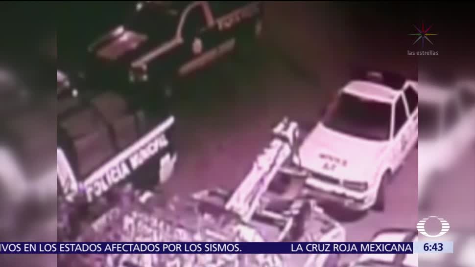 Grupo armado ataca comandancia de Apaseo El Grande, Guanajuato
