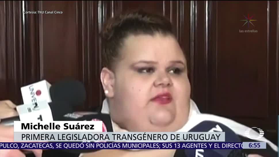 Michelle Suárez es la primera legisladora transexual de Uruguay
