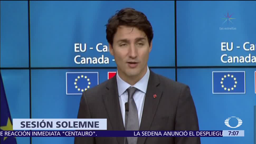 Trudeau será recibido en sesión solemne en el Senado de México