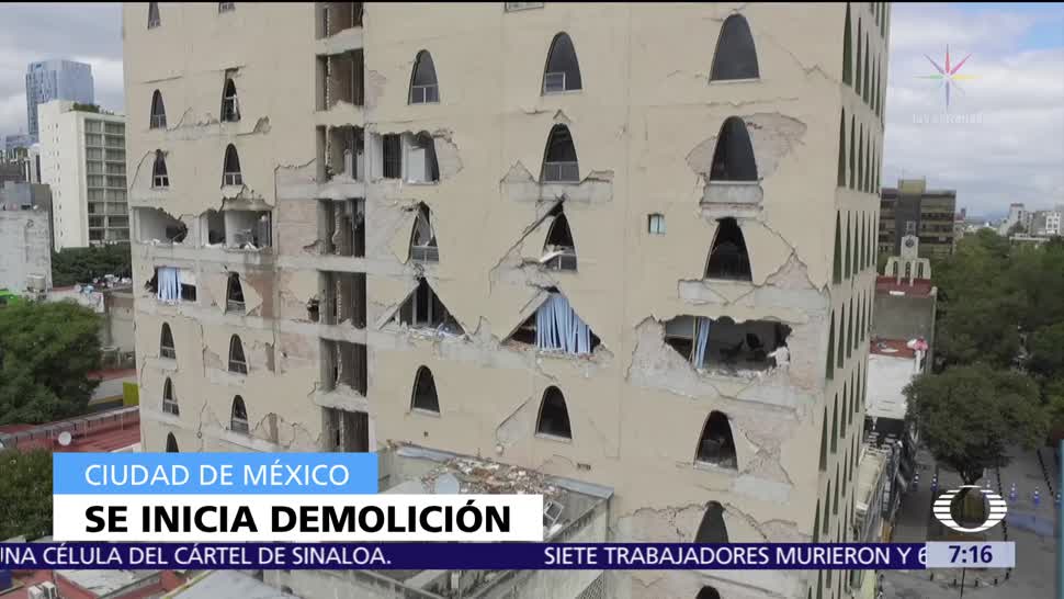 Mancera anuncia inicio de demoliciones en inmuebles afectados tras sismo