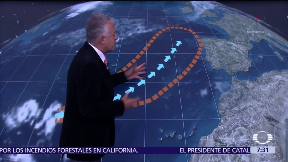 La tormenta tropical 'Ofelia' se dirige hacia Europa