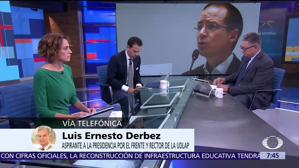 Luis Ernesto Derbez habla en Despierta sobre el Frente Ciudadano y Anaya