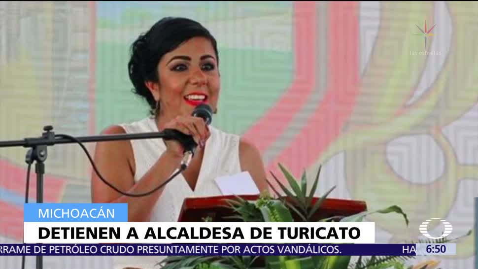 Detienen a la alcaldesa de Turicato, Michoacán, por asesinato