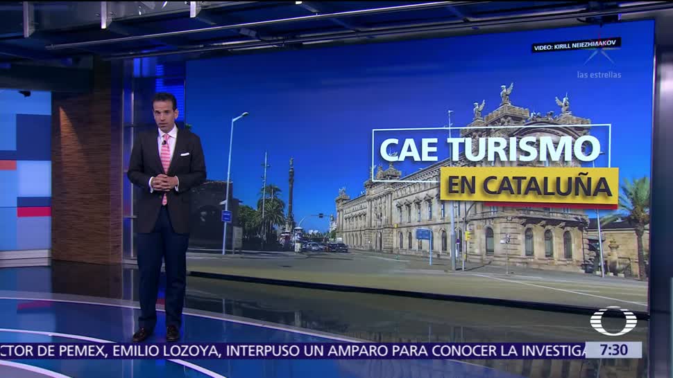 Crisis política en España afecta al turismo en Cataluña